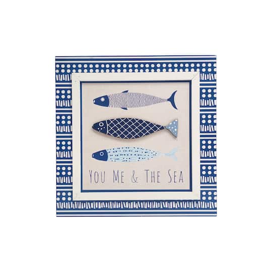 10&#x22; You Me &#x26; The Sea Fish Tabletop Sign by Ashland&#xAE;